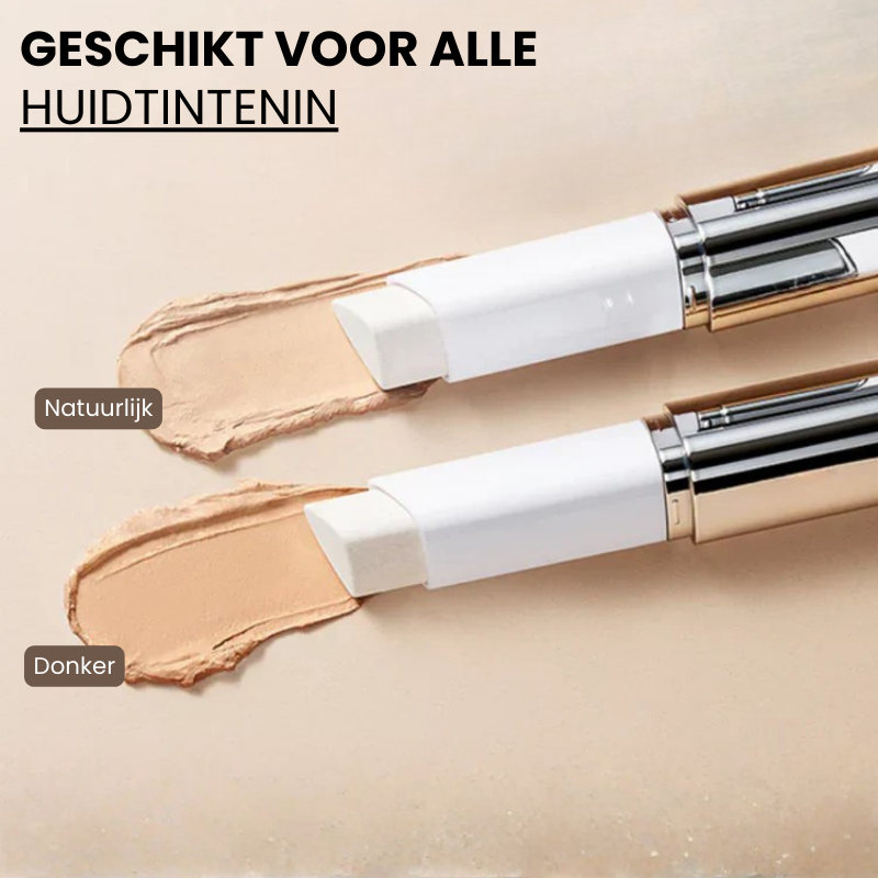 2-in-1 foundation met geïntegreerde kwast