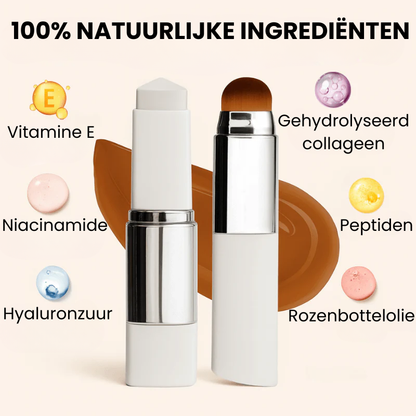 2-in-1 foundation met geïntegreerde kwast